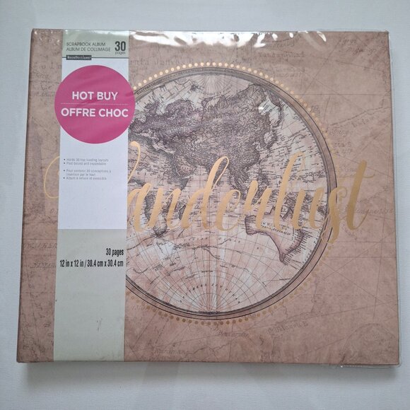 Wanderlust 30 Page Scrapbook NWT - Picture 1 of 4